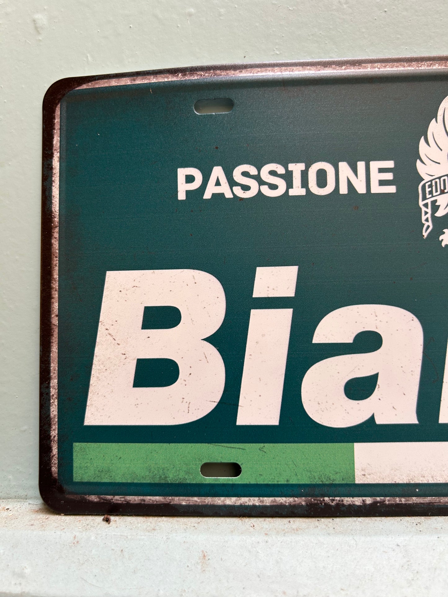 Plaque métal - Bianchi 🔥
