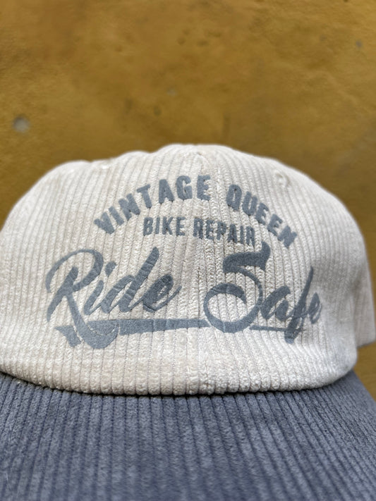 Casquette 2025 - Velours White & Grey