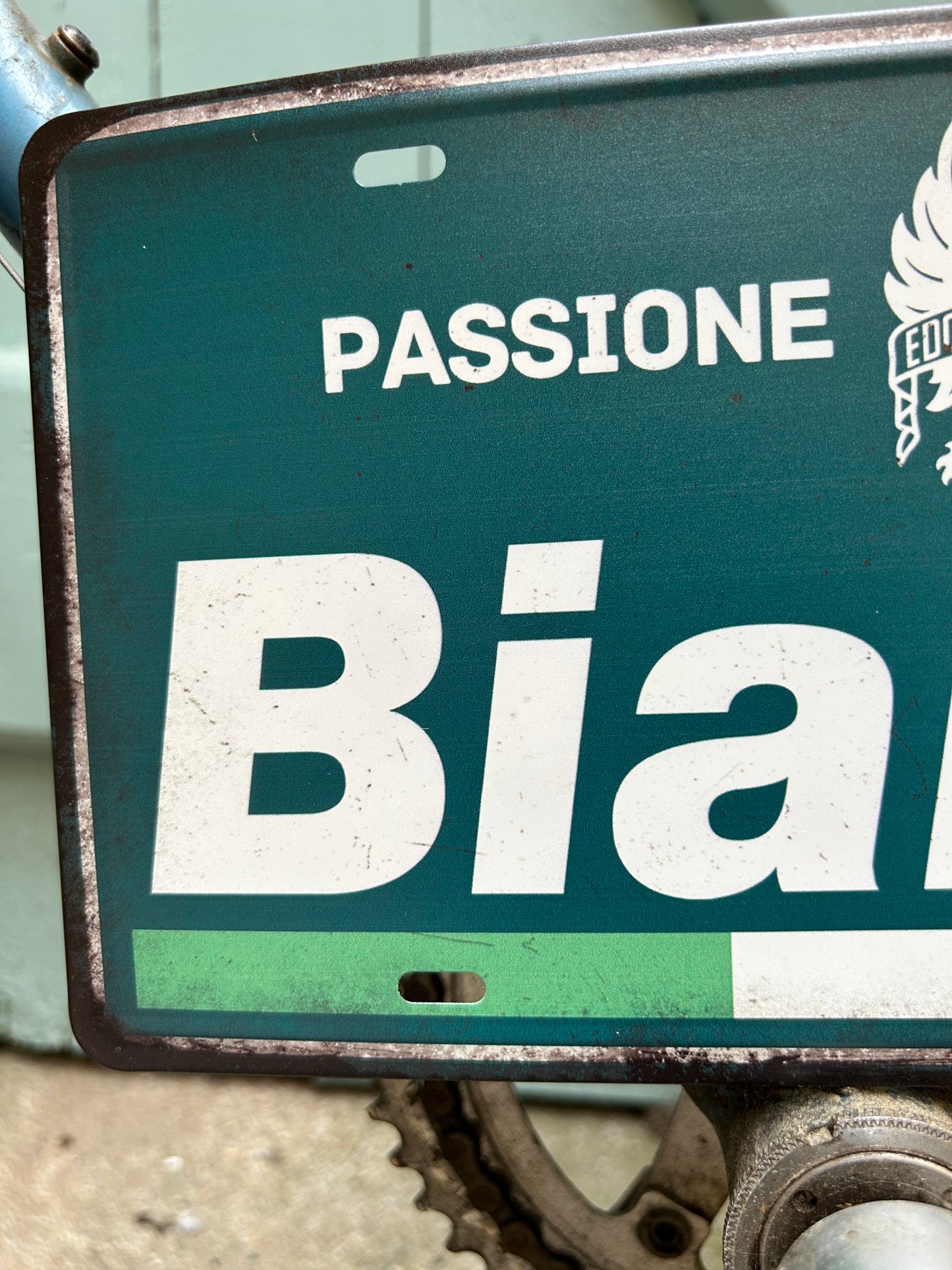 Plaque métal - Bianchi 🔥