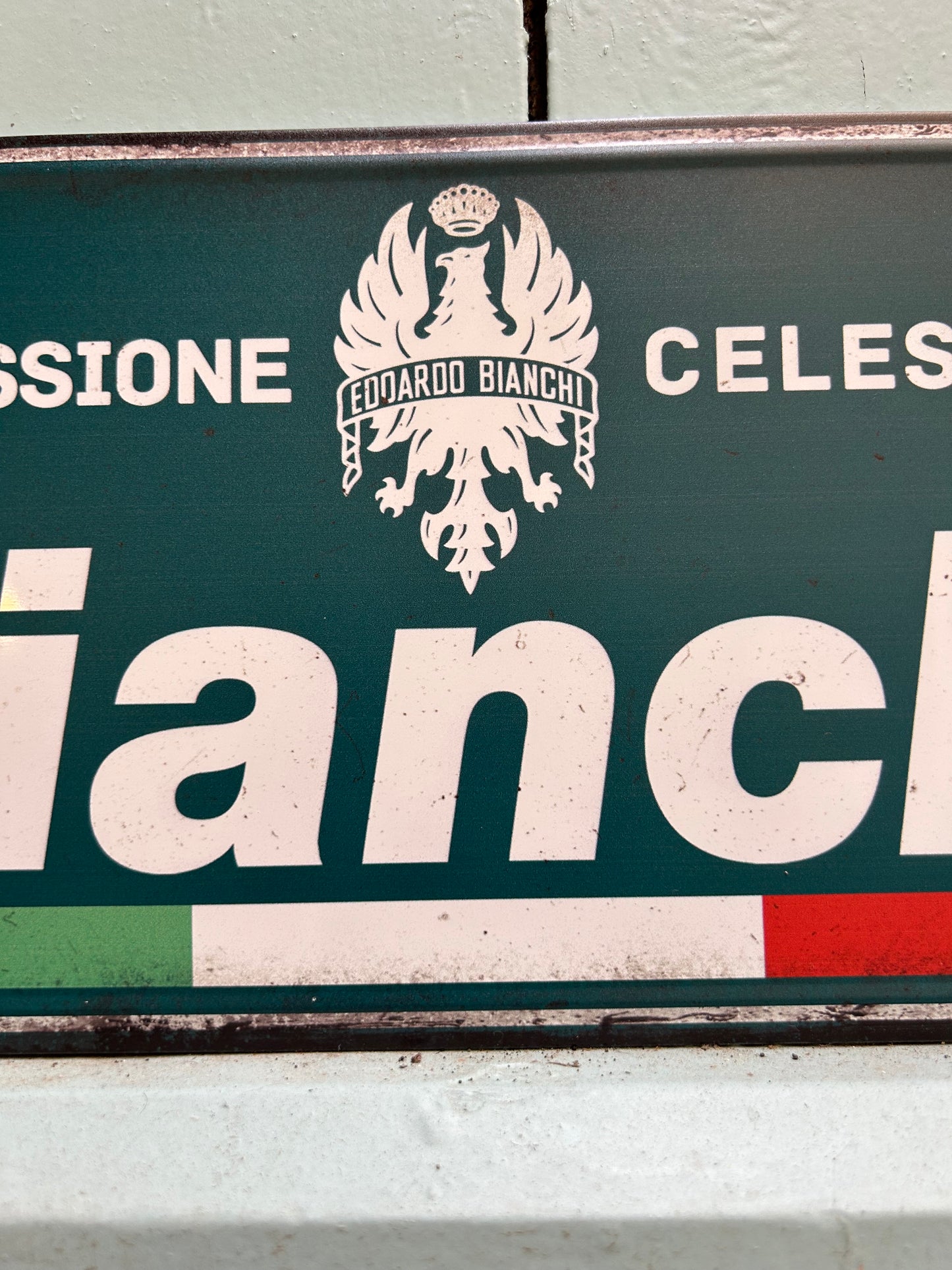 Plaque métal - Bianchi 🔥
