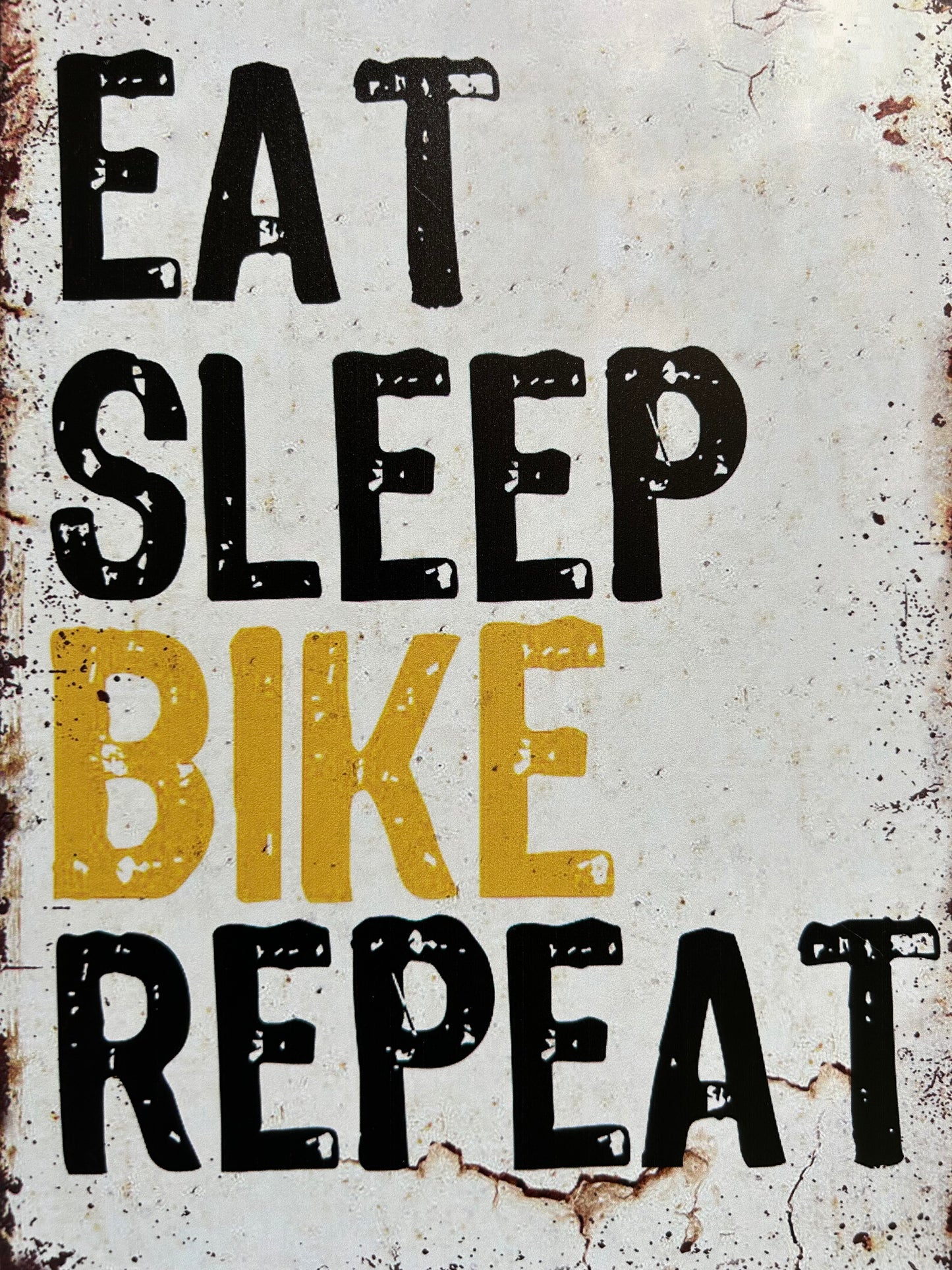 Déco « EAT SLEEP BIKE - REPEAT » pour les vrais
