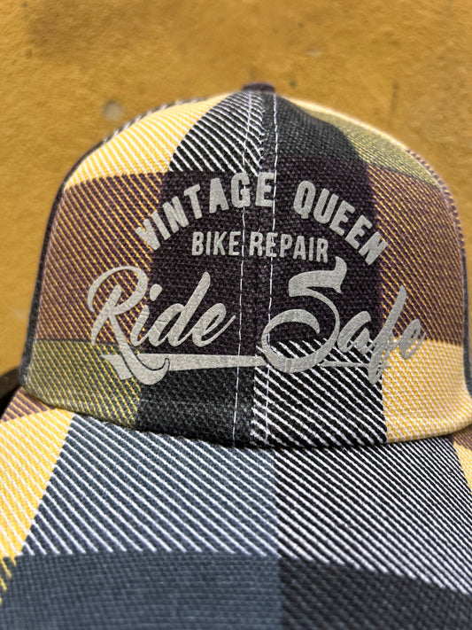 Casquette 2025 - Carreaux beiges