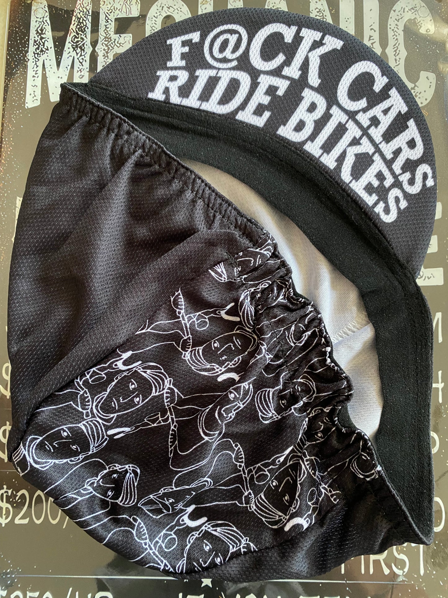 Gapette « F@CK CARS RIDE BIKES » - Modèle 2