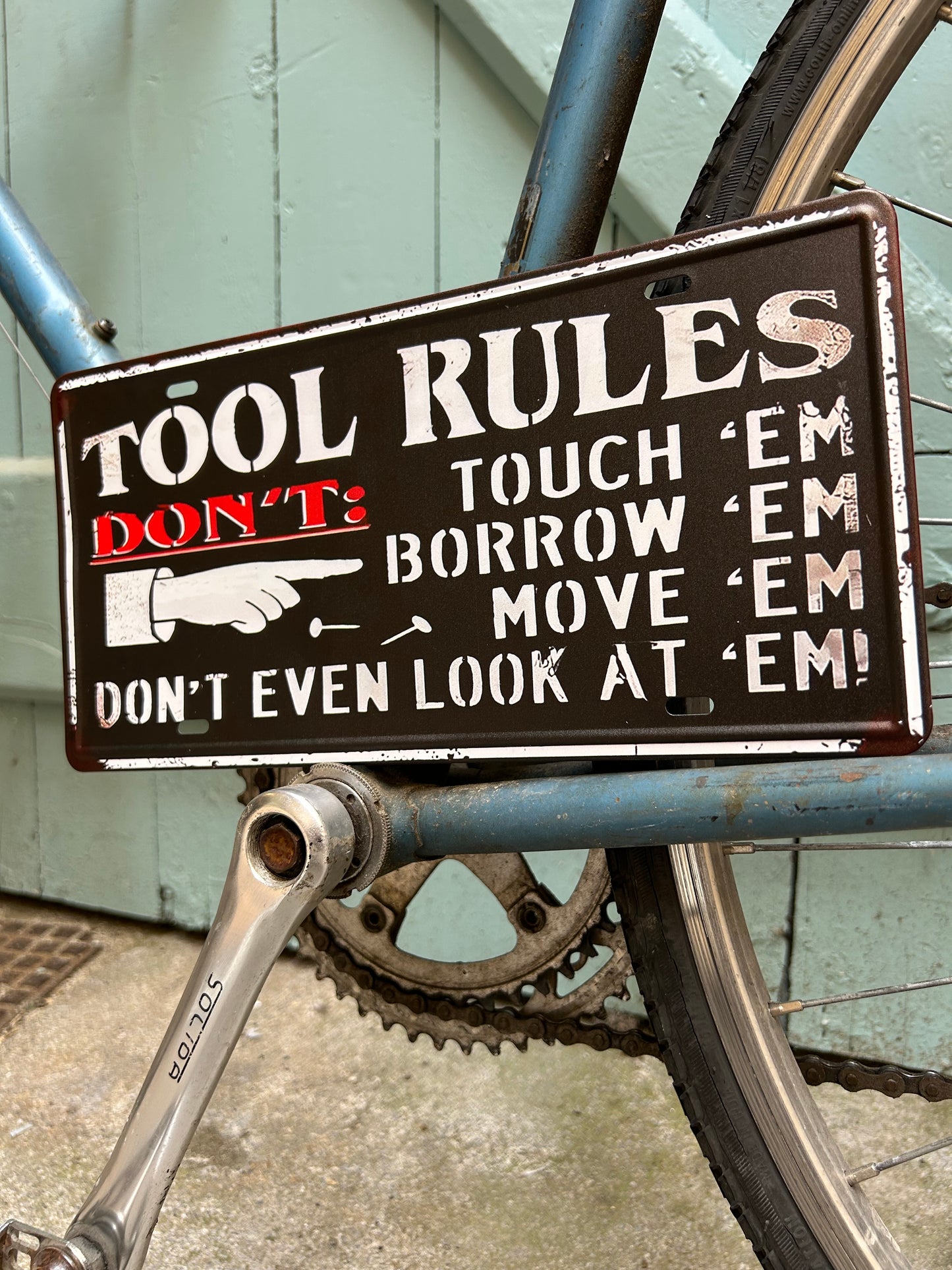 Plaque métal - Tool Rules ✌️