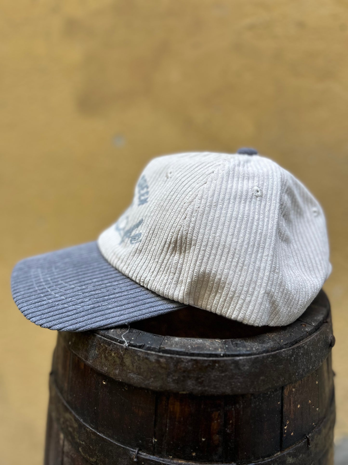 Casquette 2025 - Velours White & Grey