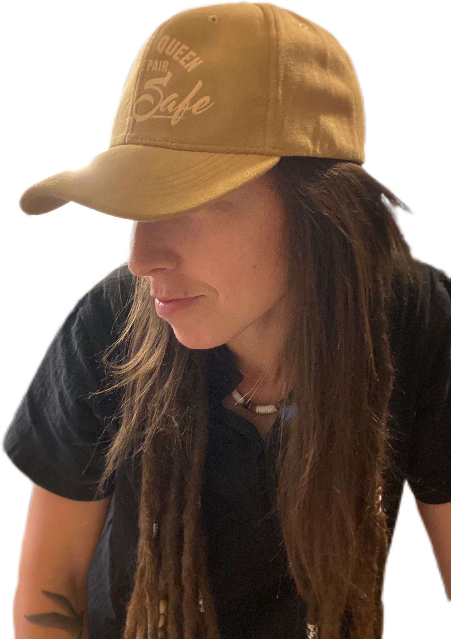 Casquette officielle - Ride Safe - Velours Camel