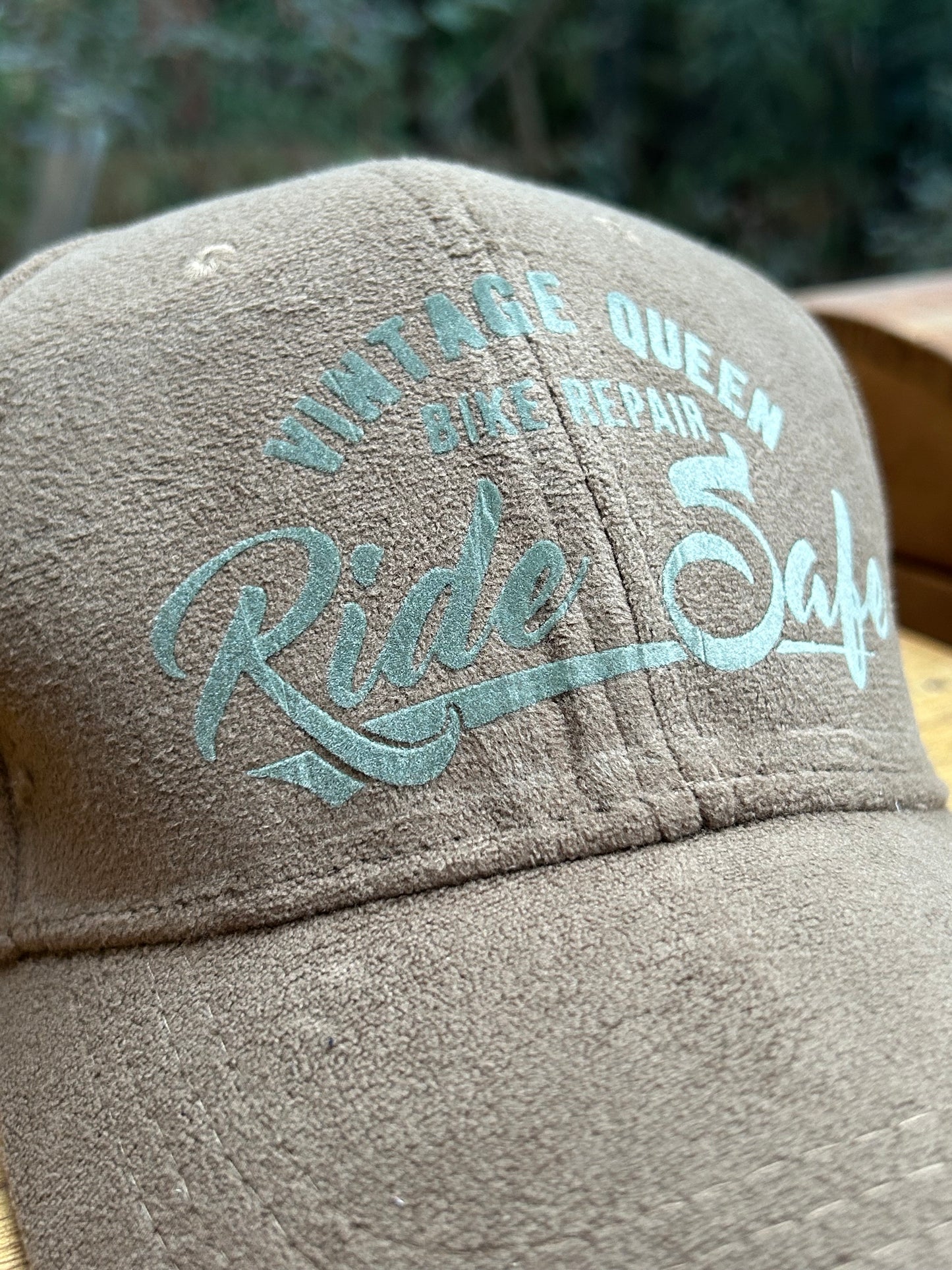 Casquette Officielle - Daim Camel & Velours Kaki