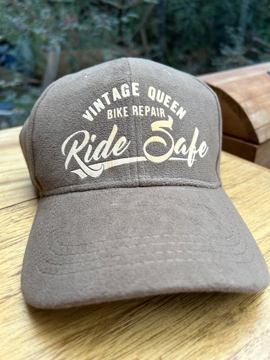 Casquette Officielle - Daim Beige & Velours Camel