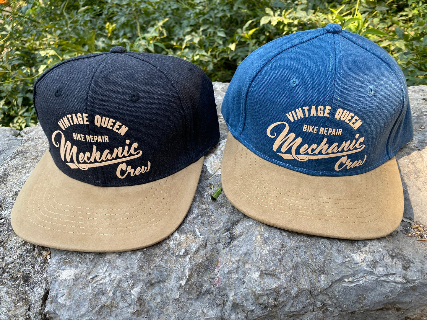 Casquette SnapBack - Mechanic Crew - Denim Blue