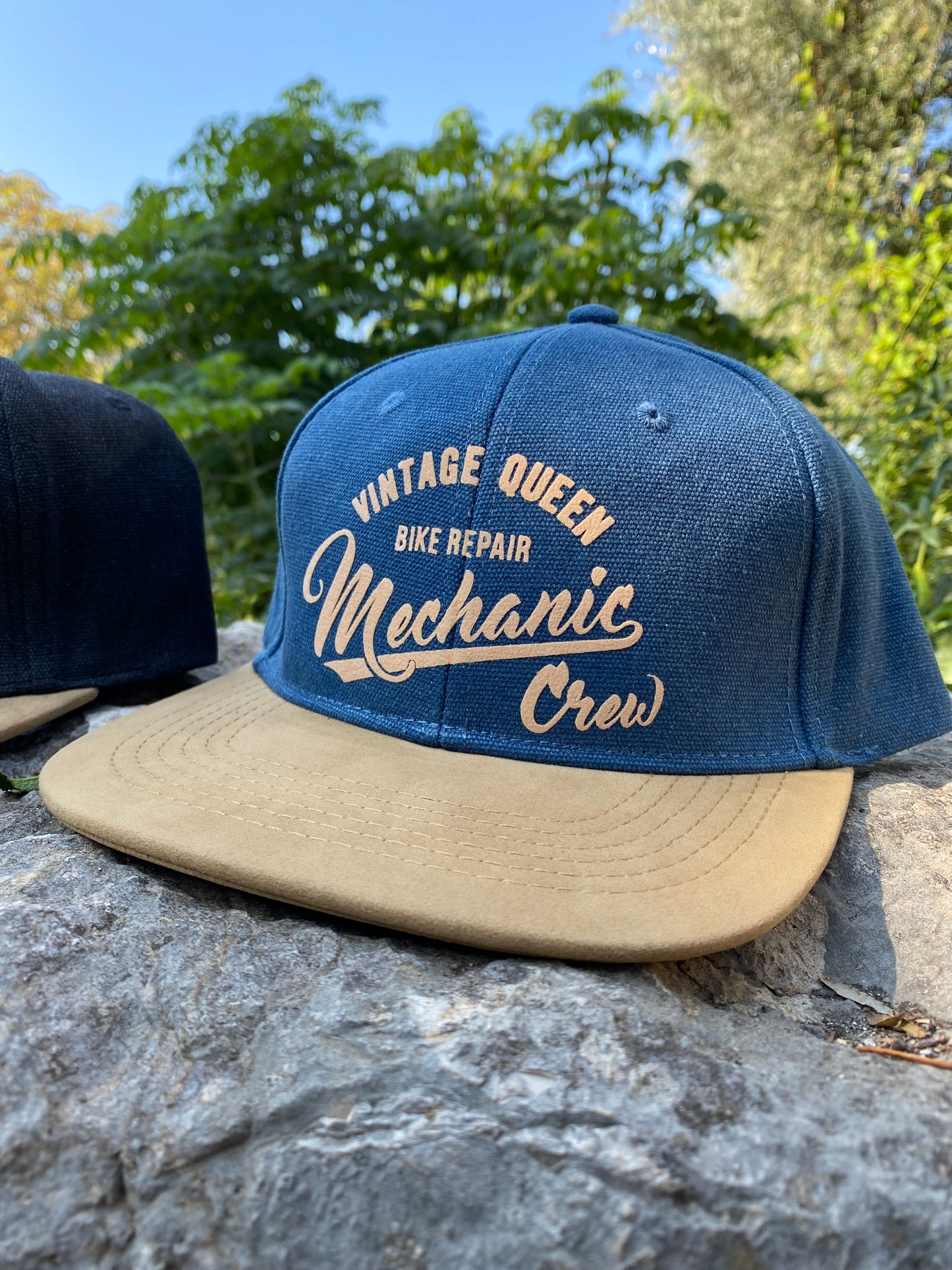 Casquette SnapBack - Mechanic Crew - Denim Blue