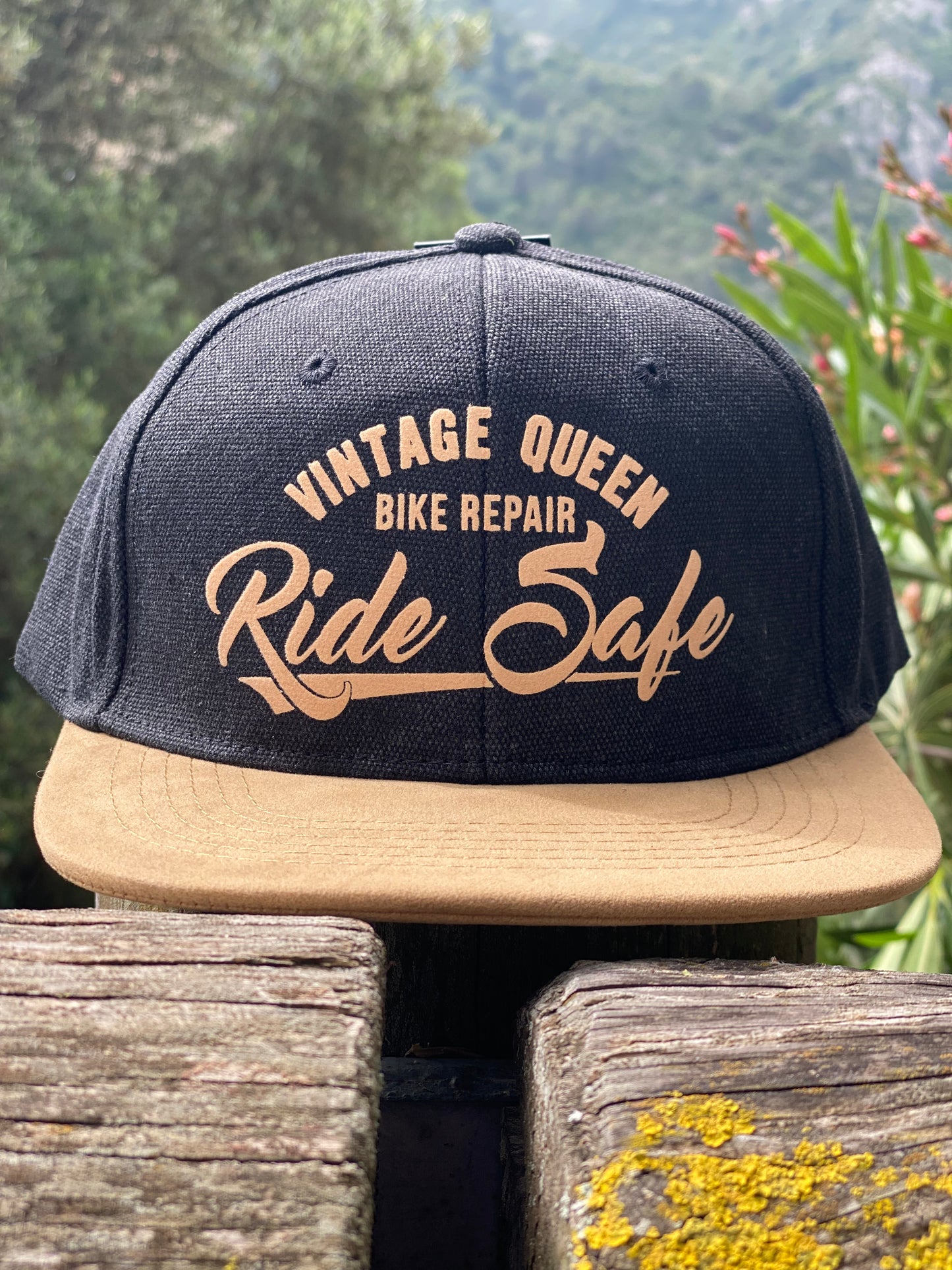 Casquette SnapBack - Ride Safe - Denim Black