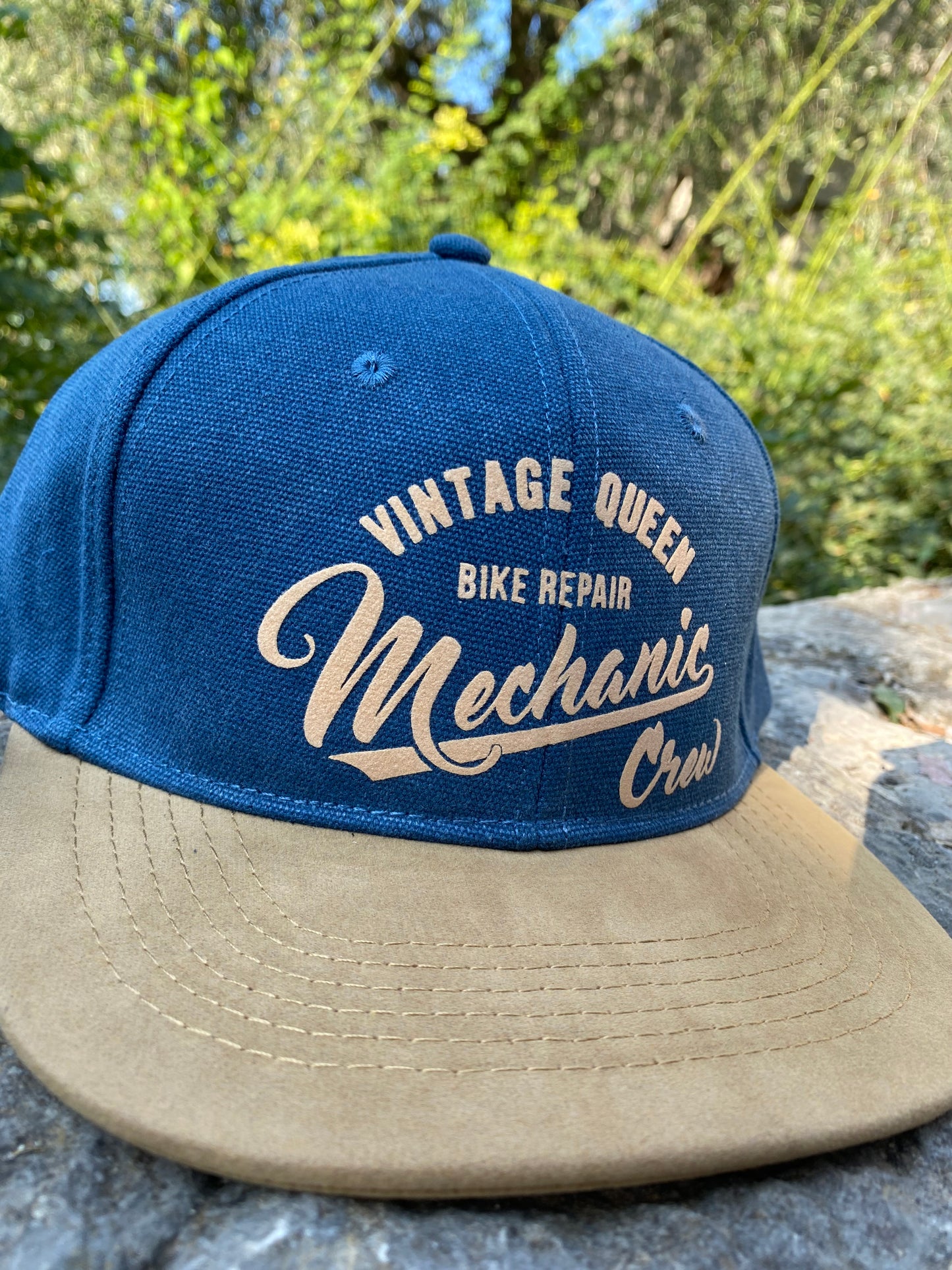 Casquette SnapBack - Mechanic Crew - Denim Blue