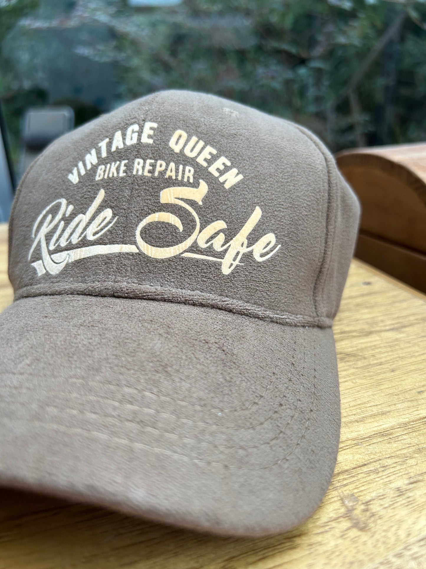Casquette Officielle - Daim Beige & Velours Camel