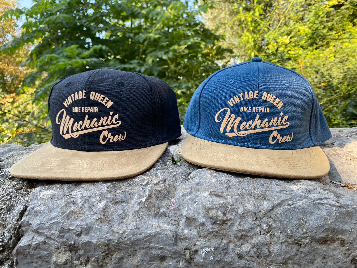 Casquette SnapBack - Mechanic Crew - Denim Blue