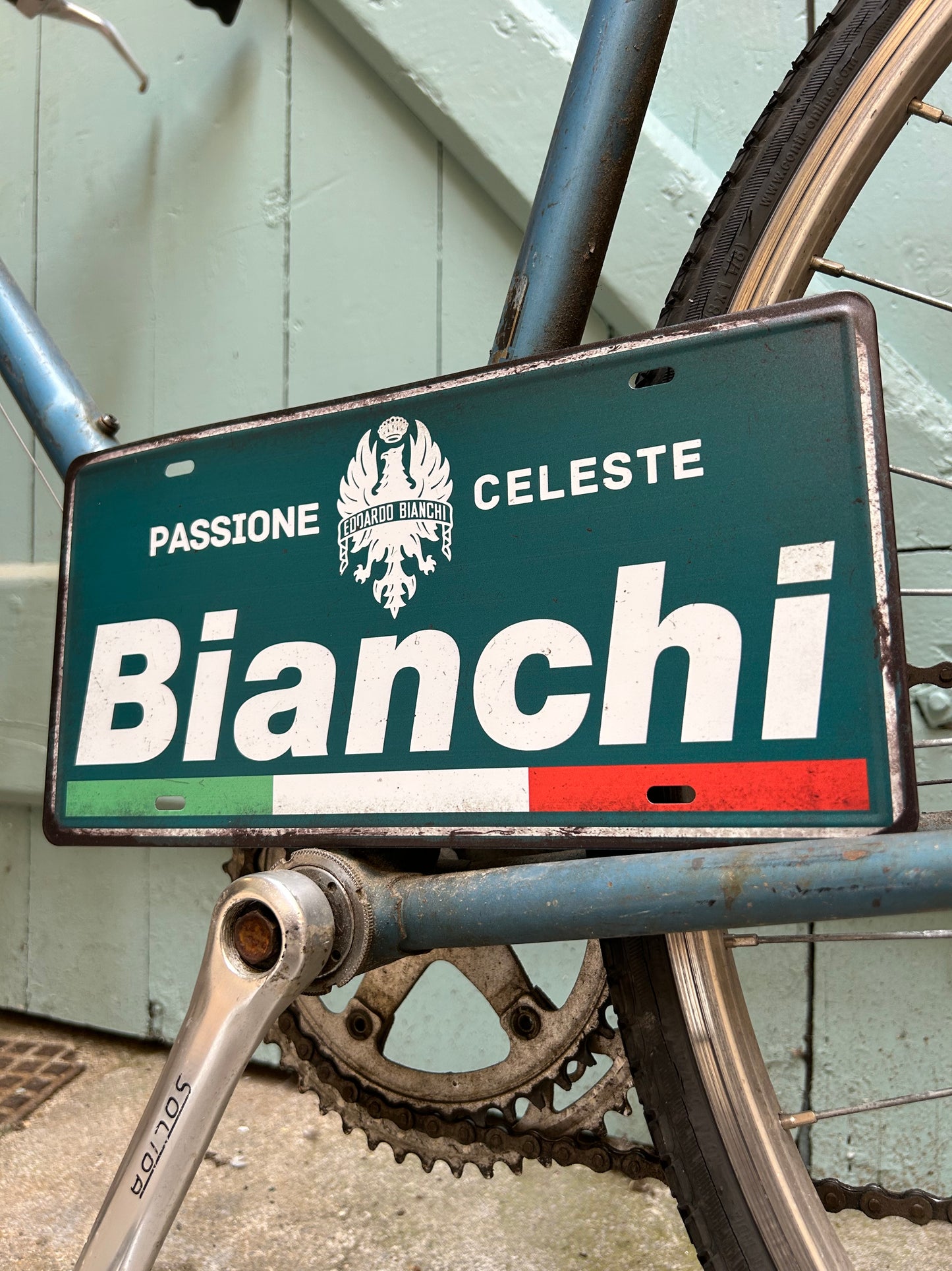 Plaque métal - Bianchi 🔥