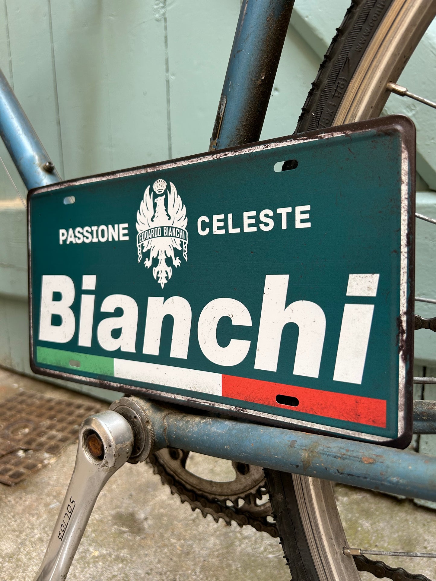 Plaque métal - Bianchi 🔥