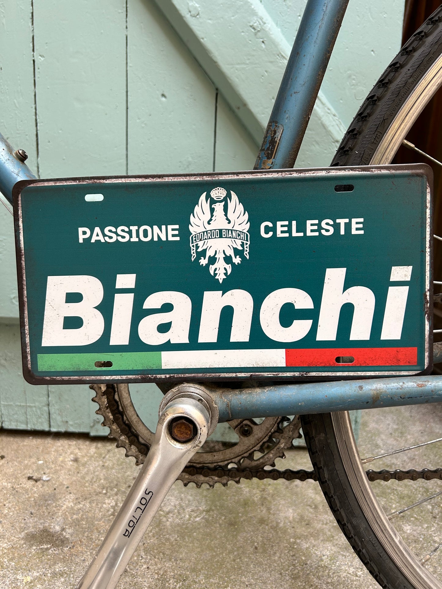 Plaque métal - Bianchi 🔥