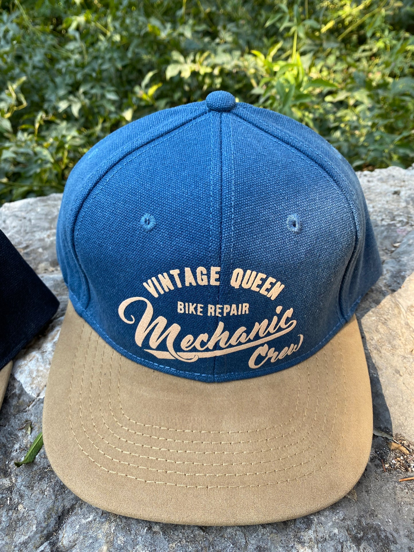 Casquette SnapBack - Mechanic Crew - Denim Blue