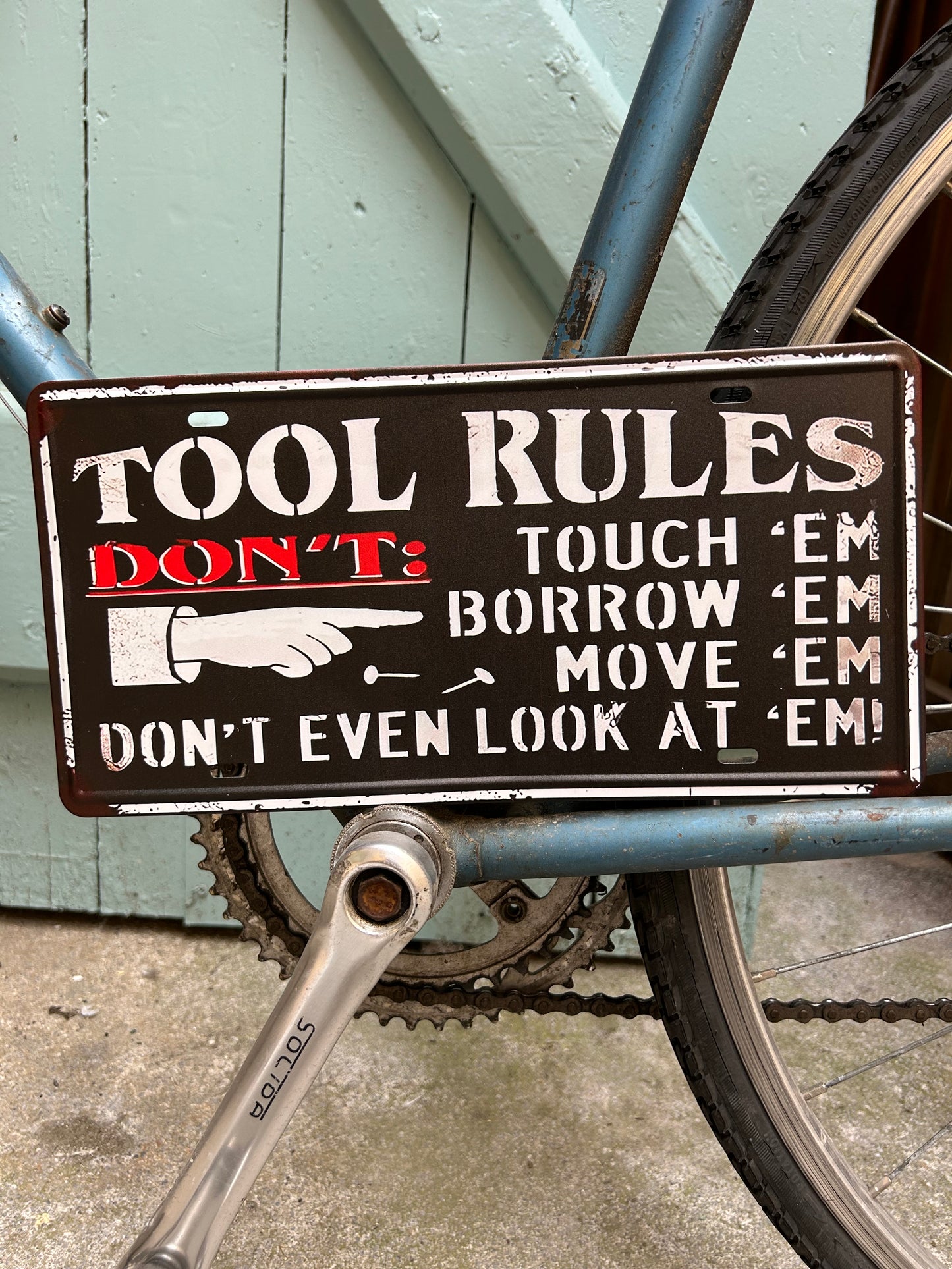 Plaque métal - Tool Rules ✌️