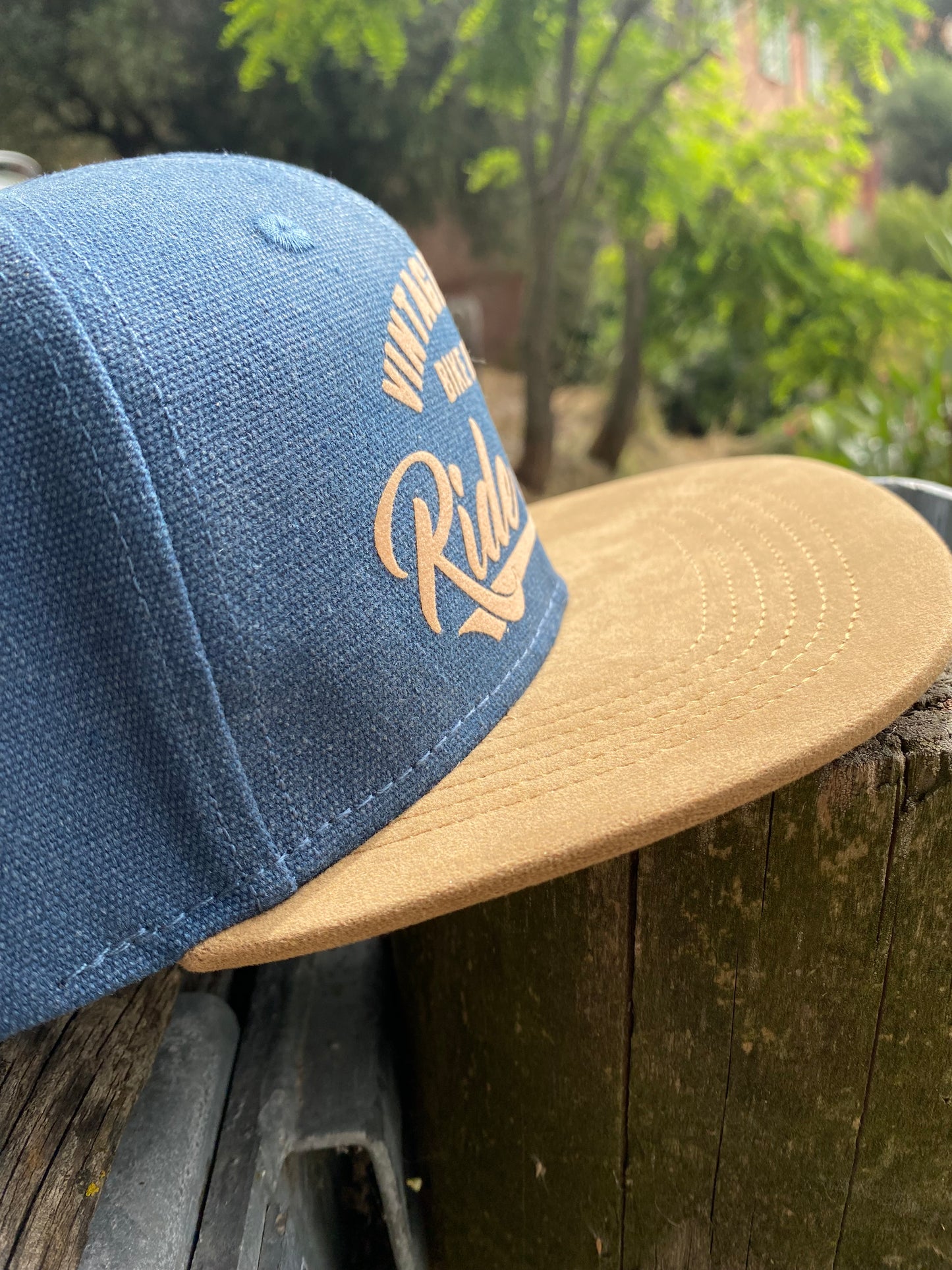 Casquette SnapBack - Ride Safe - Denim Blue