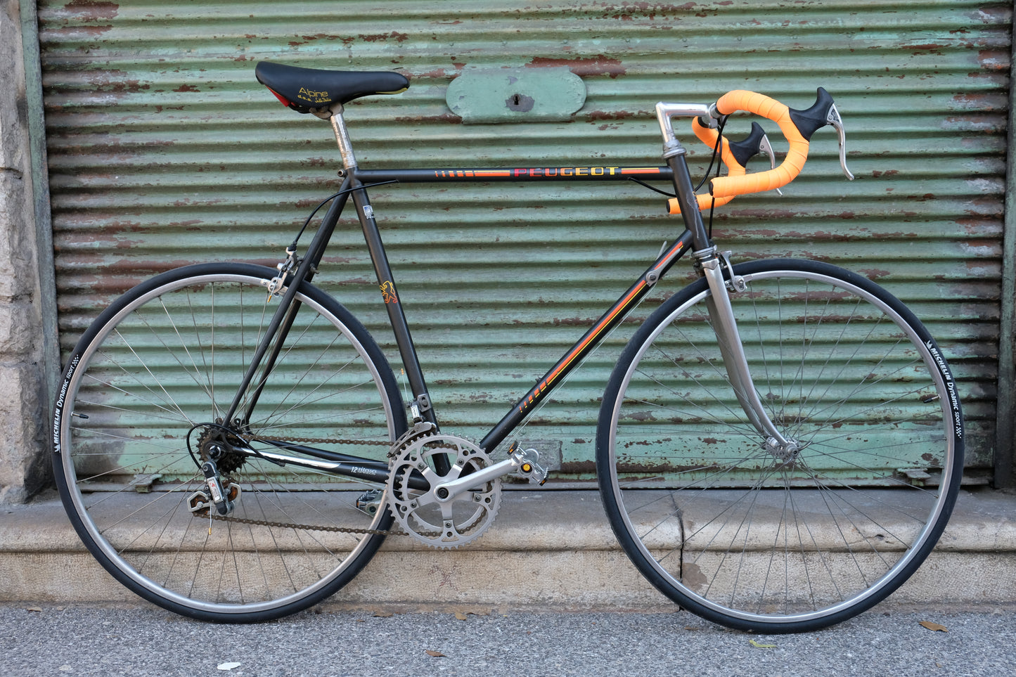 Vélo de course - Peugeot Bolide Noir et Feu