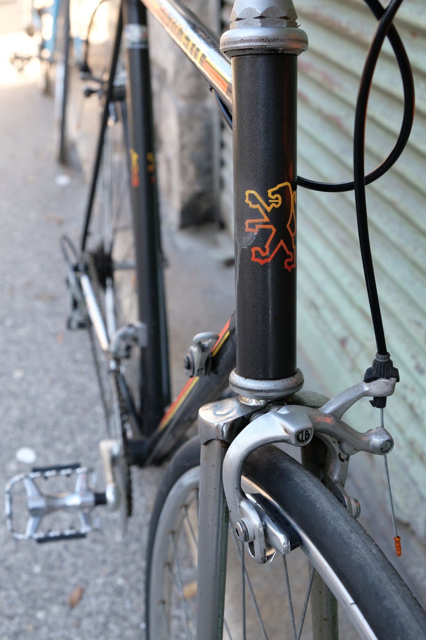 Vélo de course - Peugeot Bolide Noir et Feu