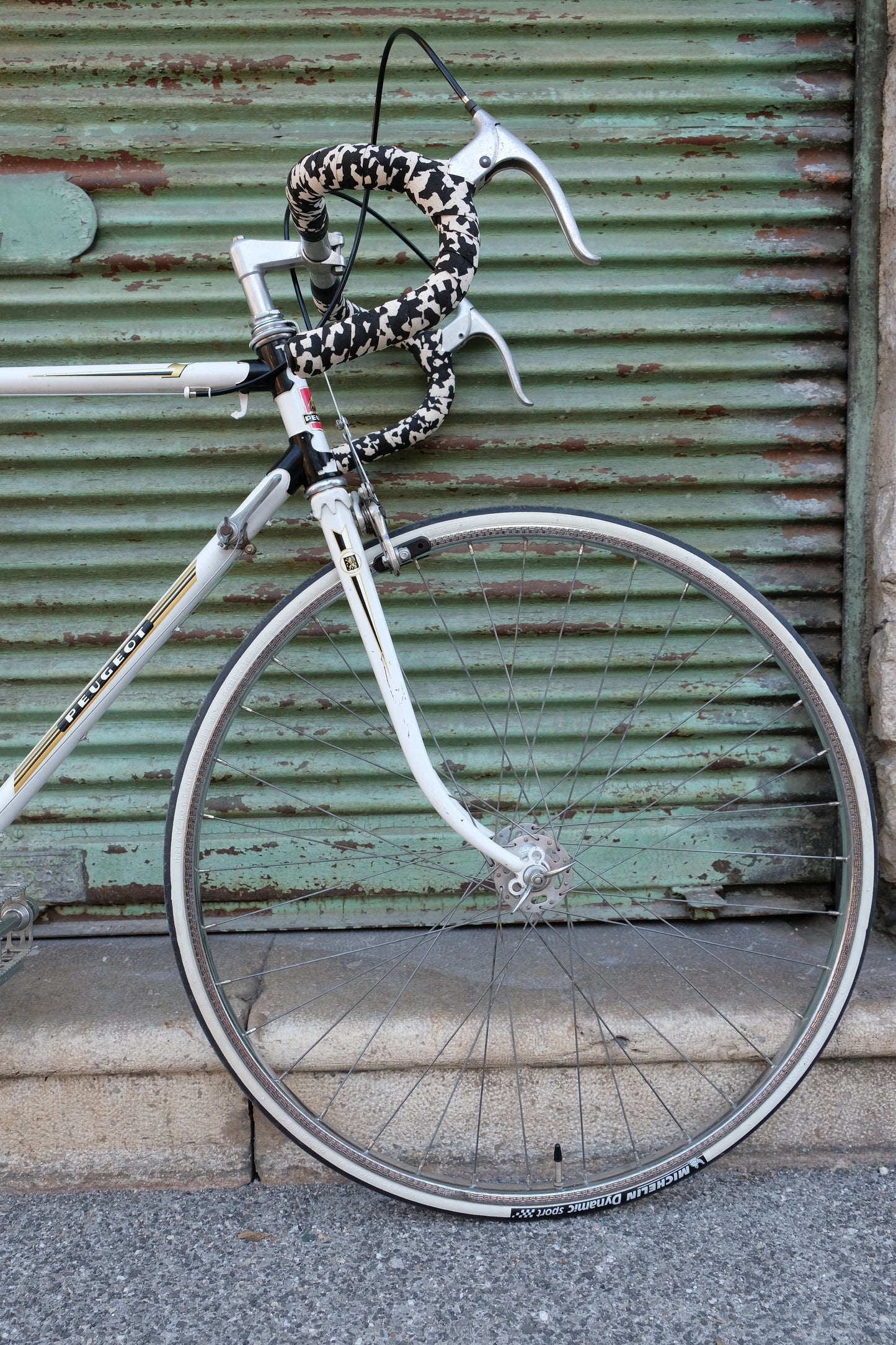 Vélo de course - Peugeot Blanc Record du monde