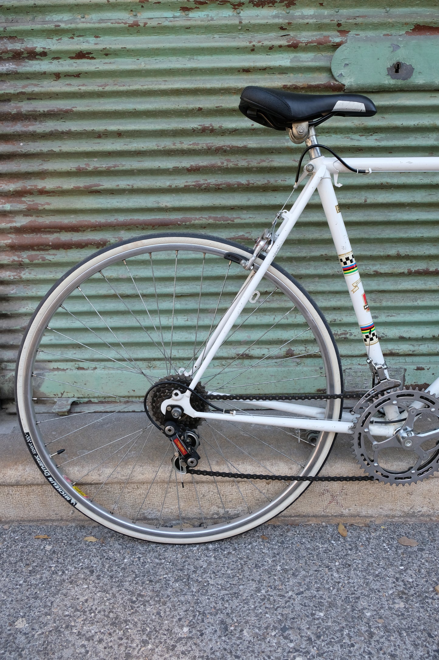 Vélo de course - Peugeot Blanc Record du monde