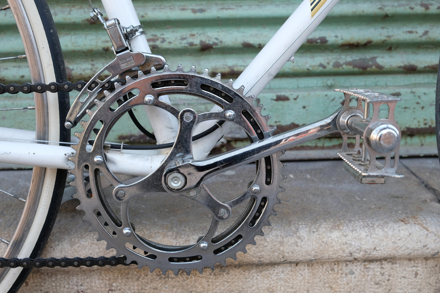 Vélo de course - Peugeot Blanc Record du monde