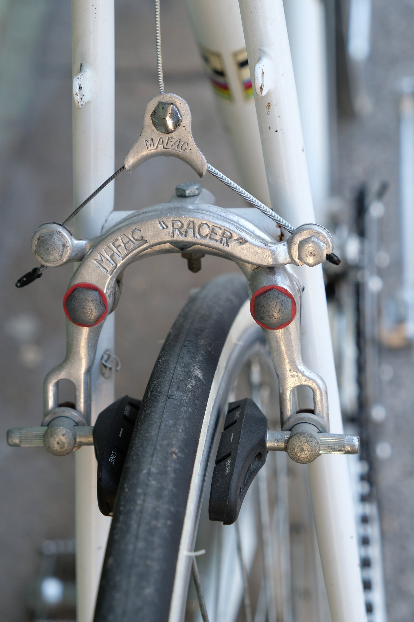 Vélo de course - Peugeot Blanc Record du monde