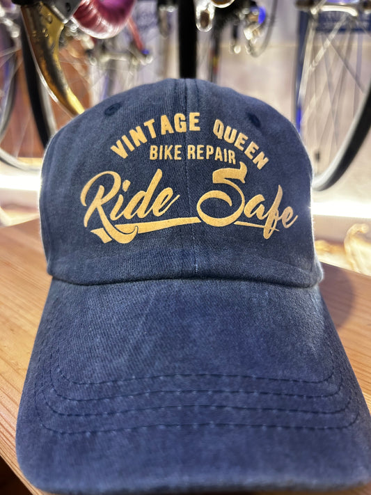 Casquette Officielle - Jean Délavé Bleu & velours Camel