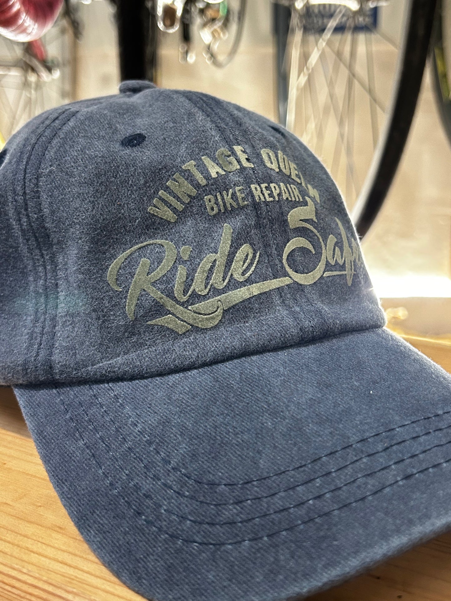 Casquette Officielle - Jean Délavé Bleu & Velours Kaki