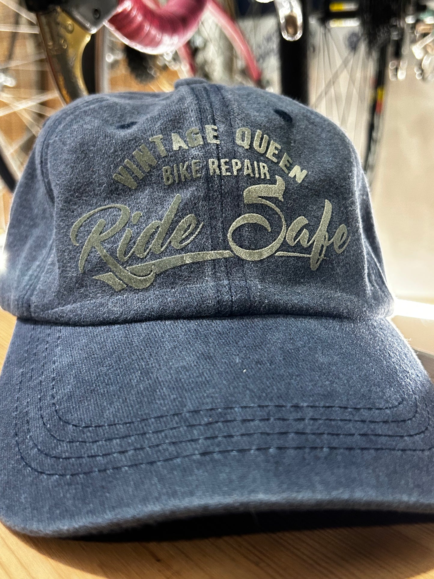 Casquette Officielle - Jean Délavé Bleu & Velours Kaki