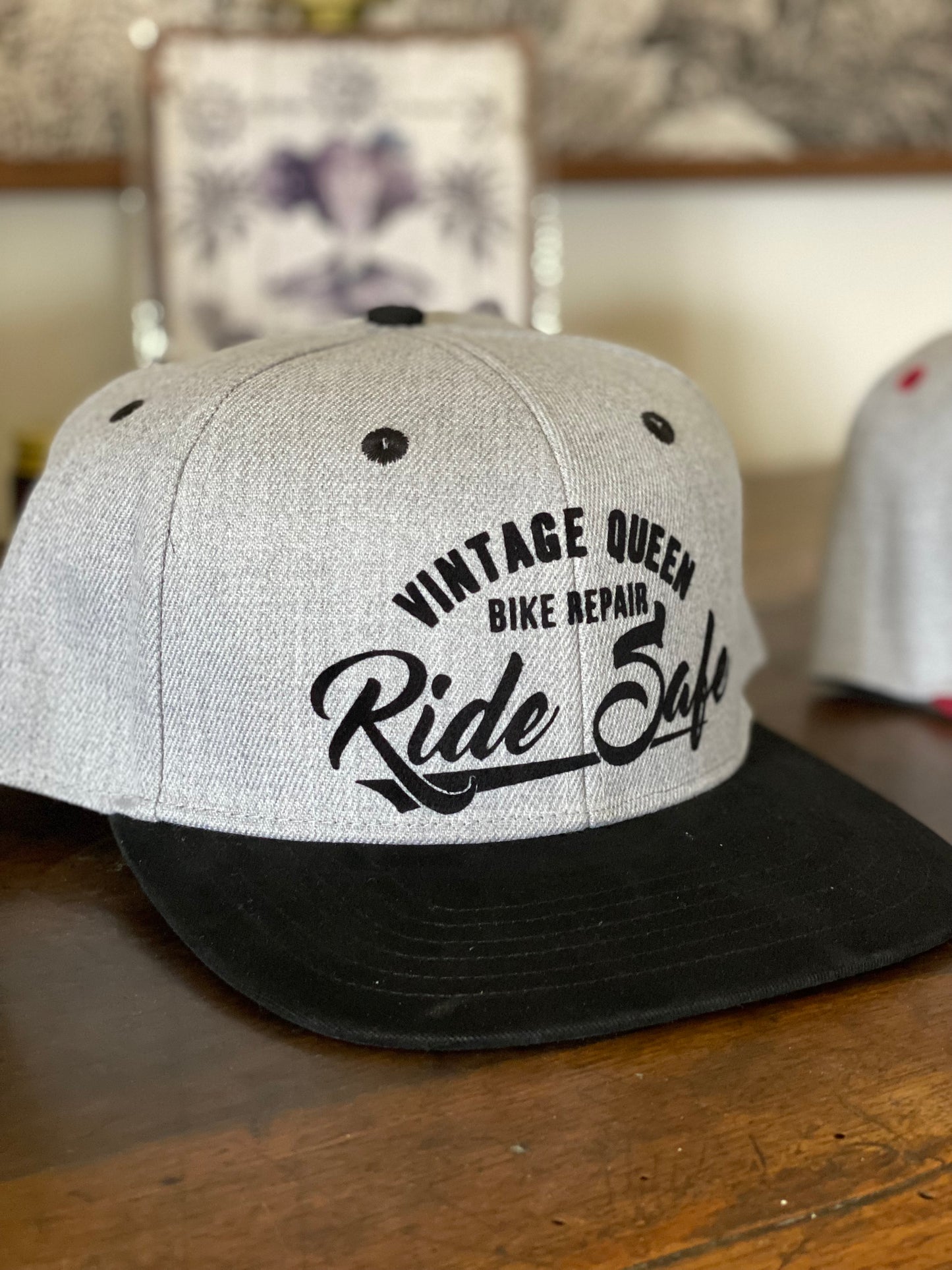 Casquette Ride Safe - Snap Back - Gris/Noir