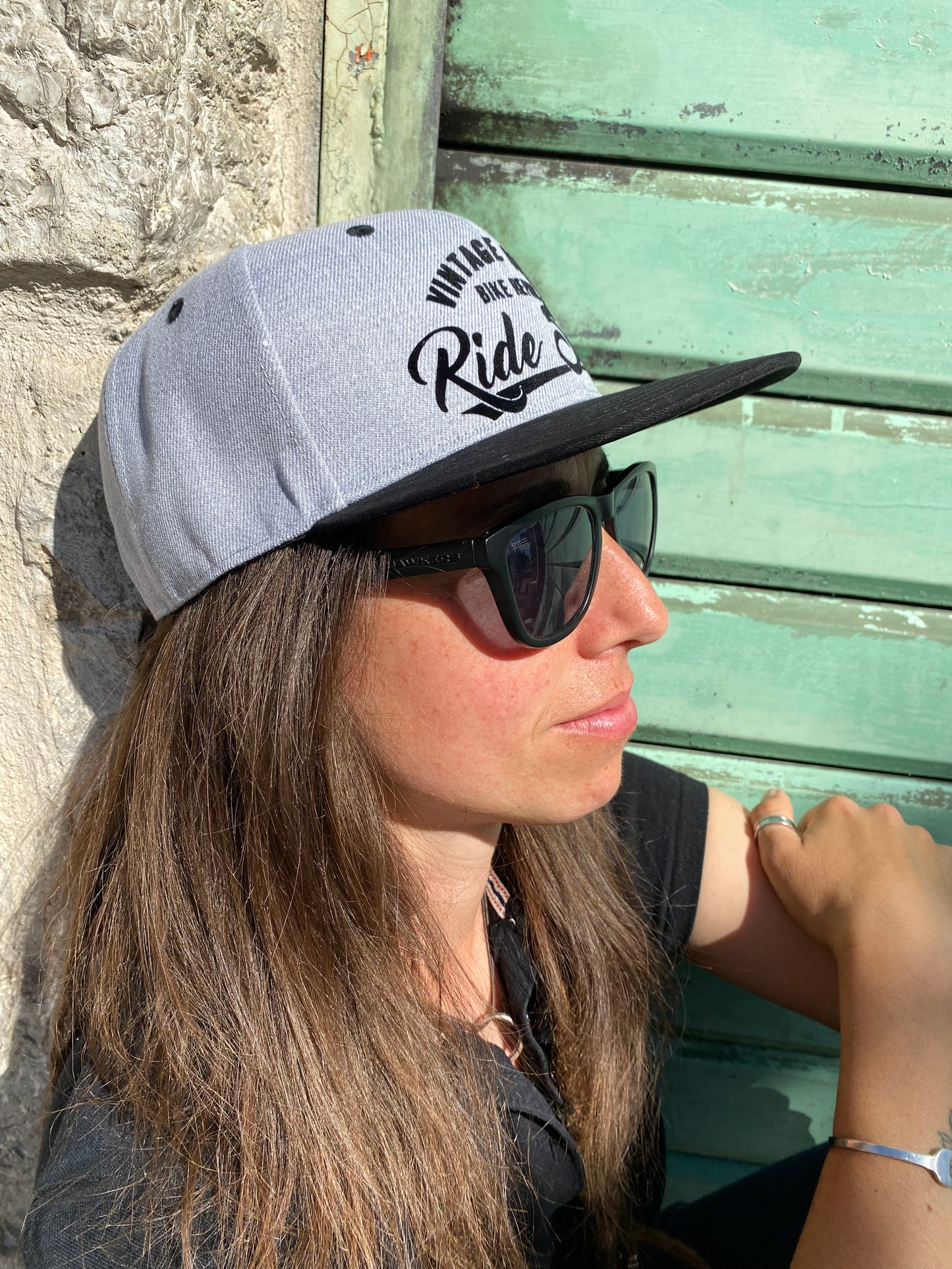 Casquette Ride Safe - Snap Back - Gris/Noir