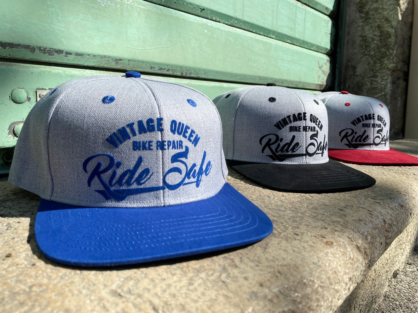 Casquette Ride Safe - Snap Back - Gris/Noir